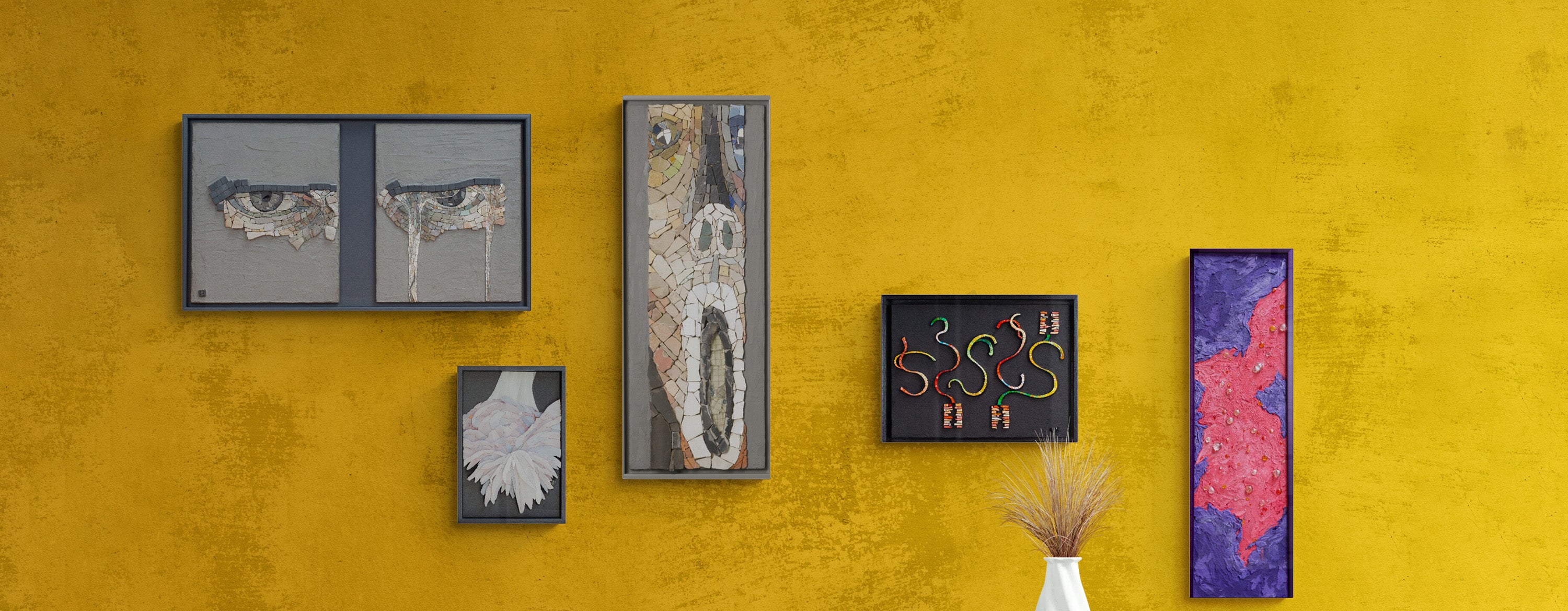 An invitation into the Threshold Collection - soulful mosaic art rooted in life's turning points
