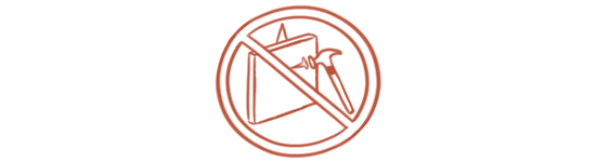 Do not add hanging ware to the back of original mosaic - icon by MaartjedeBoer